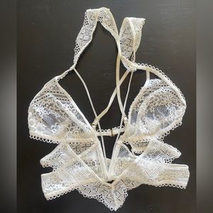 For Love and Lemons Lace Bra - size small